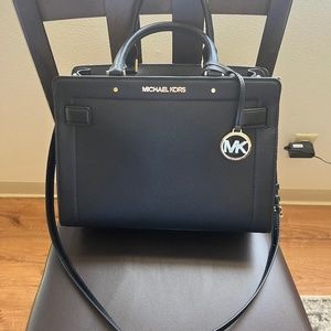 Michael Kors Rayne Medium Saffiano Leather Satchel